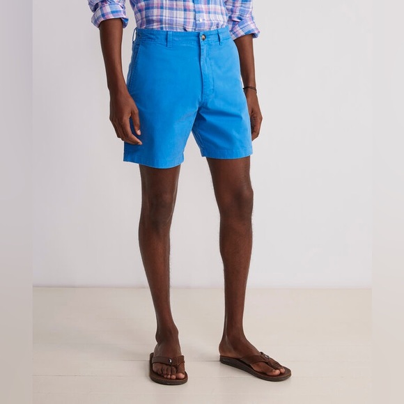 Vineyard Vines 7 inch Island Shorts - Hull Blue - Picture 7 of 7